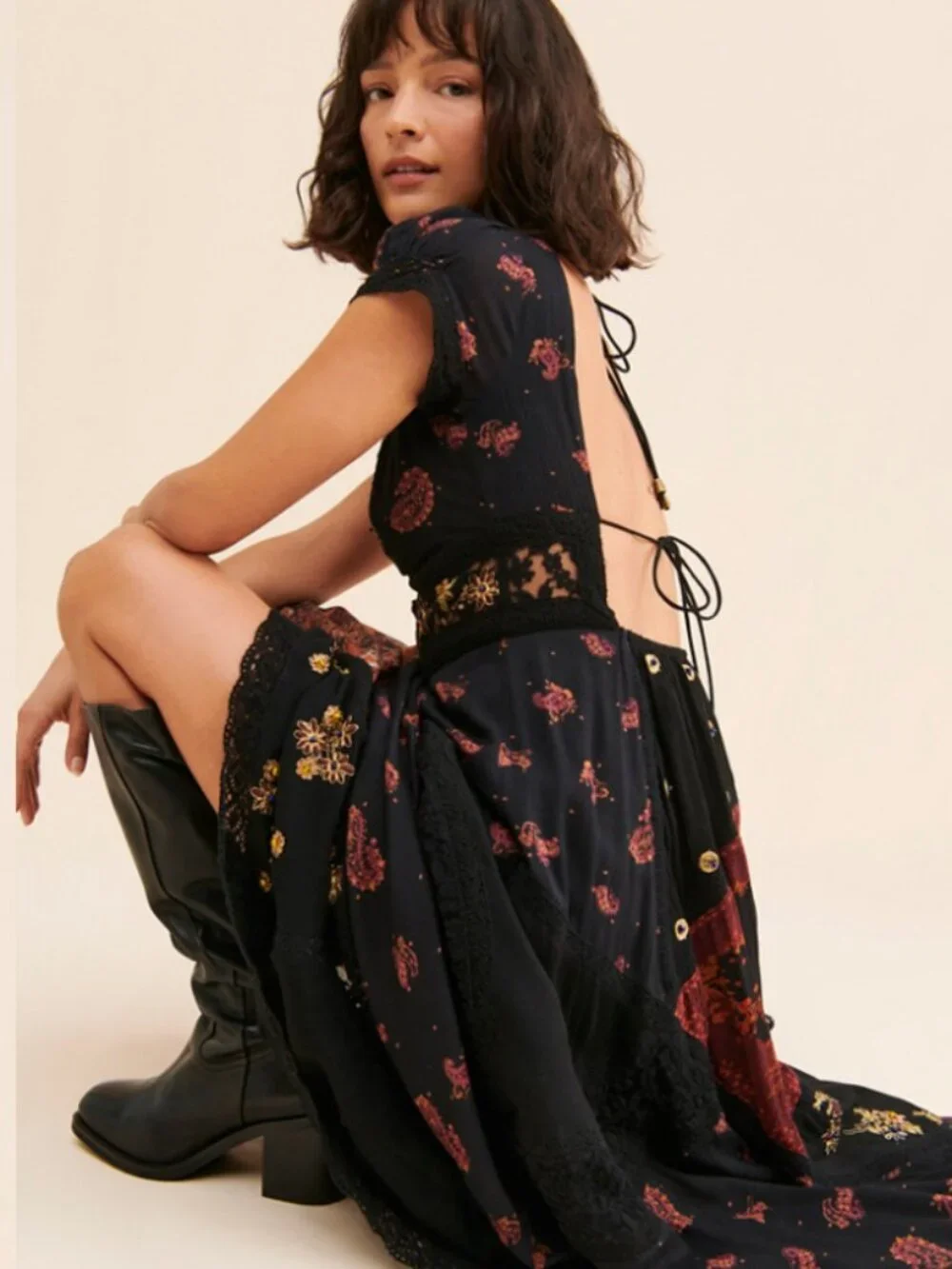 Free People Hibiscus Heaven Maxi Dress